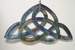 Multi-Colored Trinity Knot Window Piece